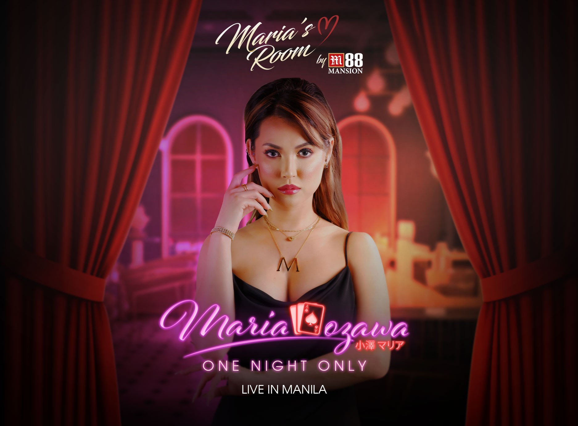 Maria Ozawa's One Night Only banner